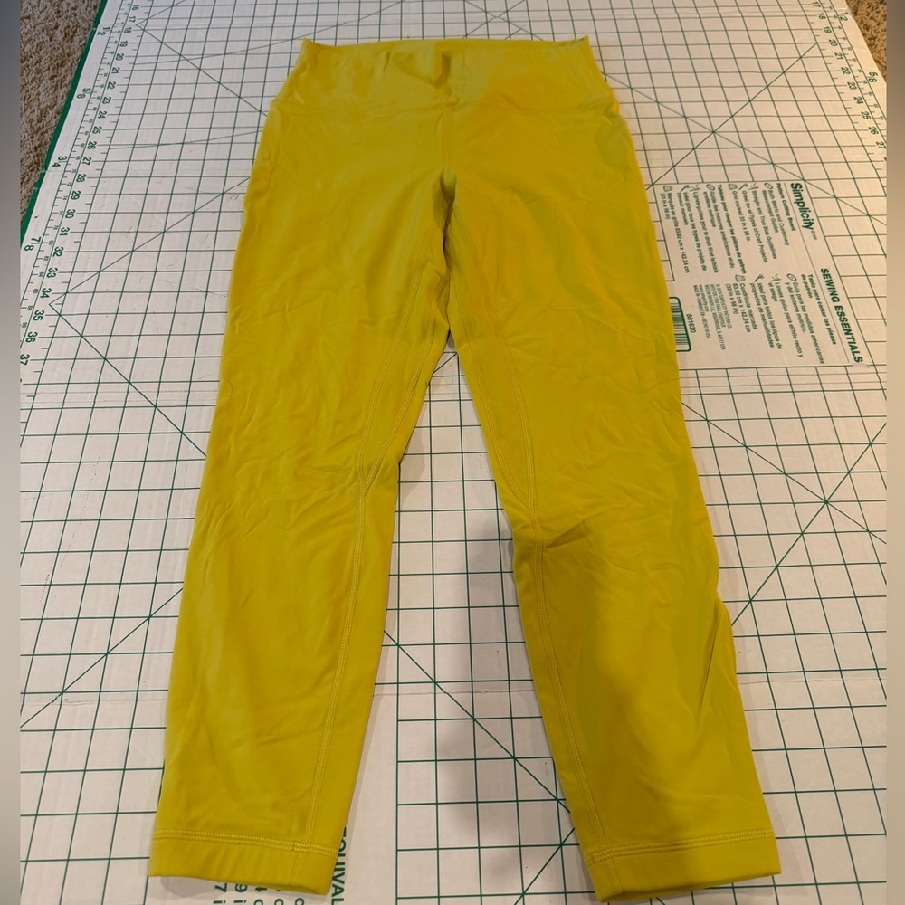 Lululemon align yellow green leggings